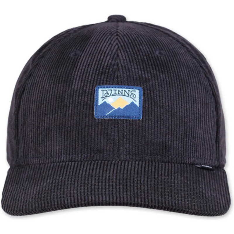 kape-zaobljena-crna-snapback-cord-mountains-truefit-djinns