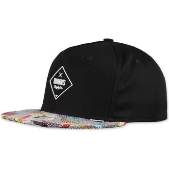 Kapa ravna crna snapback Rubber Aztek Djinns