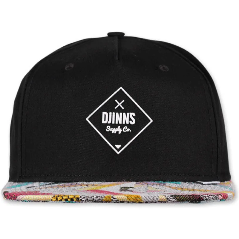 kapa-ravna-crna-snapback-rubber-aztek-djinns kapa-ravna-crna-snapback-rubber-aztek-djinns