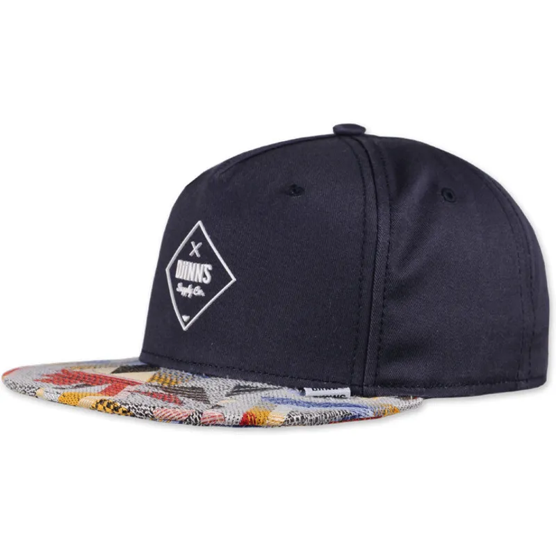 kapa-ravna-mornarsko-plava-snapback-rubber-aztek-djinns
