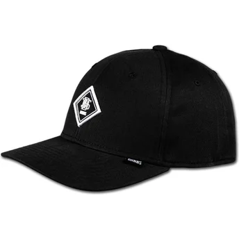 Cap zaobljena black adjustable strap Djinns