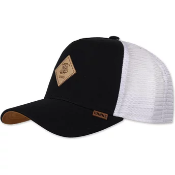 Djinns HFT Jersey Patch Black and White Trucker Hat