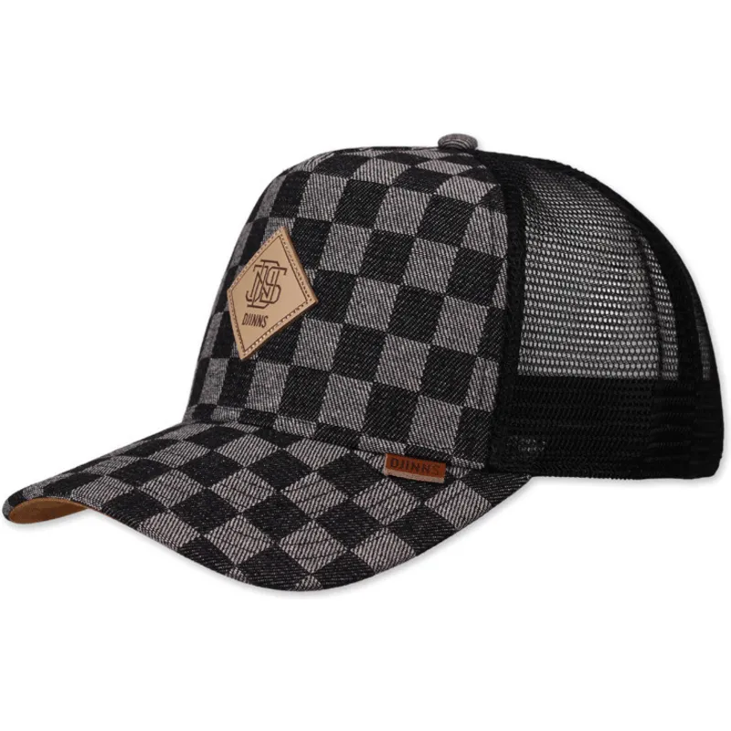 kapa-zaobljena-crna-snapback-hft-denim-check-djinns