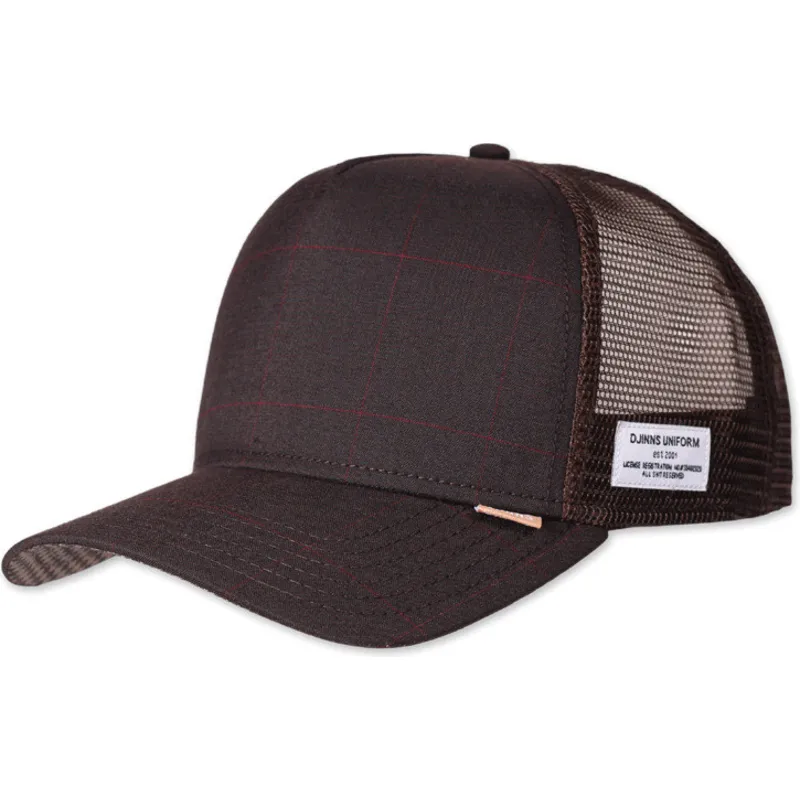 kapa-zaobljena-smeda-snapback-hft-glencheck-djinns