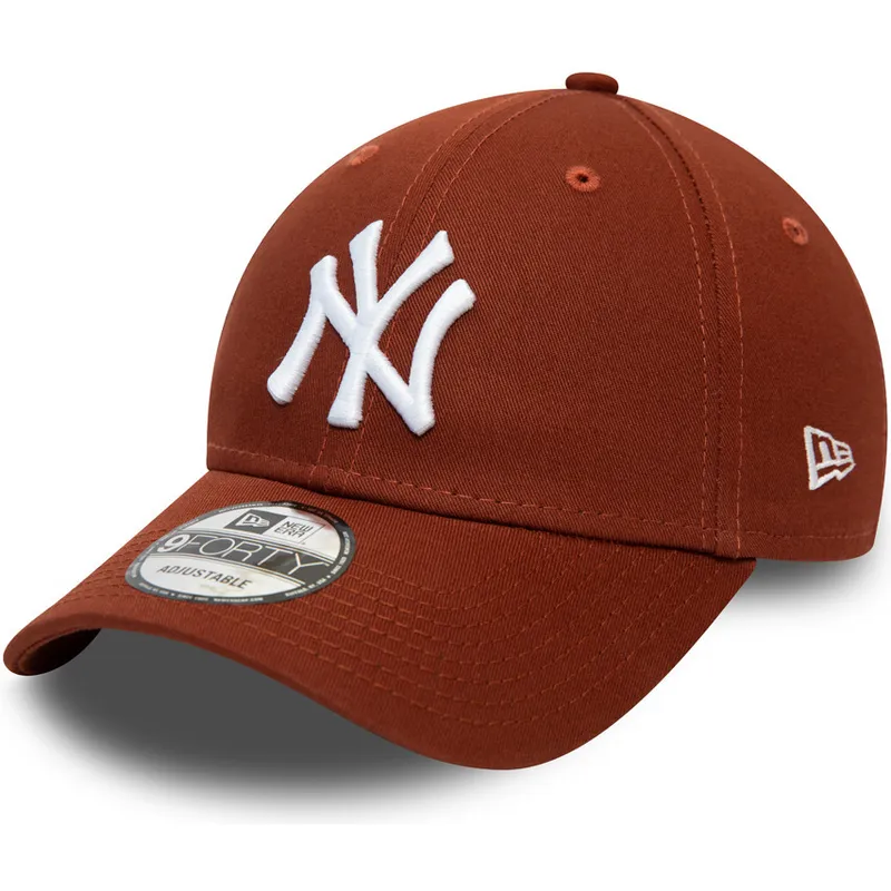 kapa-zaobljena-smeda-podesiv-9forty-league-essential-new-york-yankees-mlb-new-era