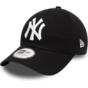 kape-zaobljena-crna-podesiva-traka-9twenty-league-essential-new-york-yankees-mlb-new-era