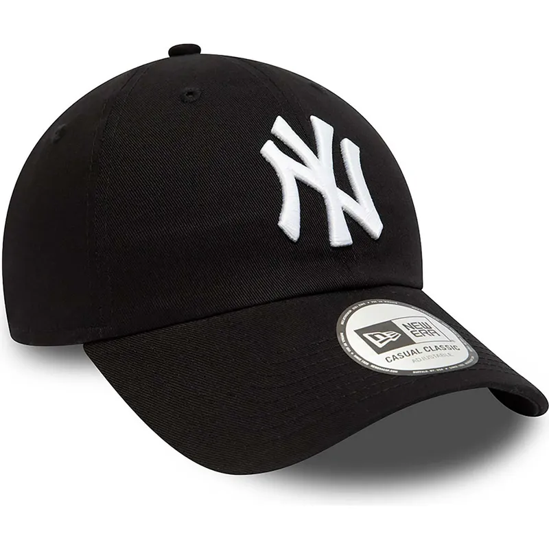 kape-zaobljena-crna-podesiva-traka-9twenty-league-essential-new-york-yankees-mlb-new-era