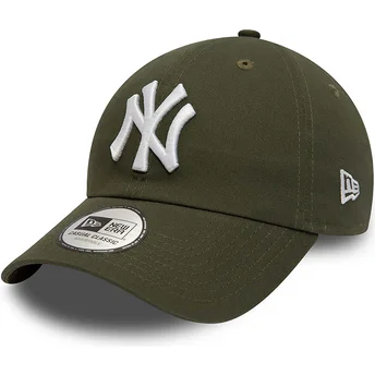 Kapa zaobljena zelena podesiv 9TWENTY League Essential New York Yankees MLB New Era