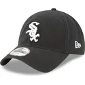 kape-zaobljena-crna-podesiva-traka-9twenty-core-classic-chicago-white-sox-mlb-new-era