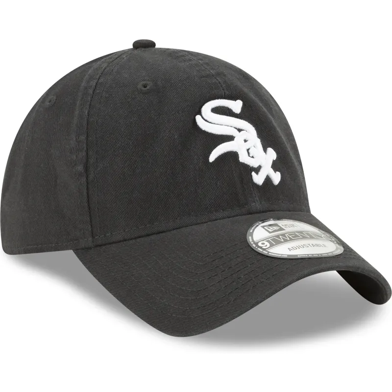 kape-zaobljena-crna-podesiva-traka-9twenty-core-classic-chicago-white-sox-mlb-new-era