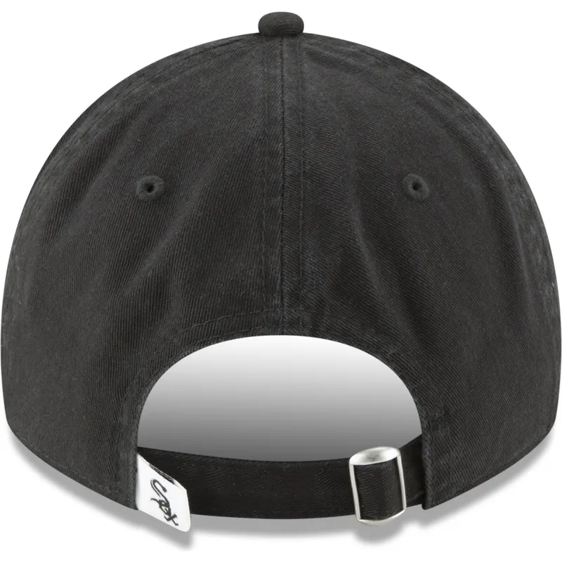 kape-zaobljena-crna-podesiva-traka-9twenty-core-classic-chicago-white-sox-mlb-new-era