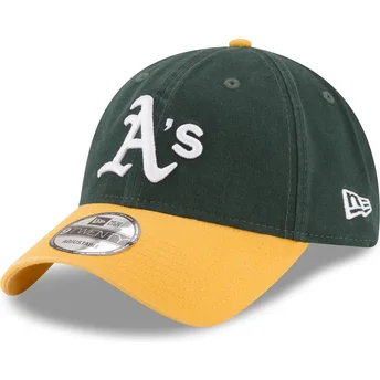 Cap zaobljena green adjustable strap 9TWENTY Core Classic Oakland Athletics MLB New Era