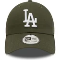 cap-zaobljena-green-adjustable-strap-9twenty-league-essential-los-angeles-dodgers-mlb-new-era