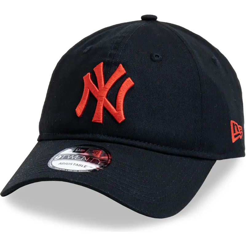 cap-zaobljena-black-adjustable-strap-9twenty-league-essential-new-york-yankees-mlb-new-era