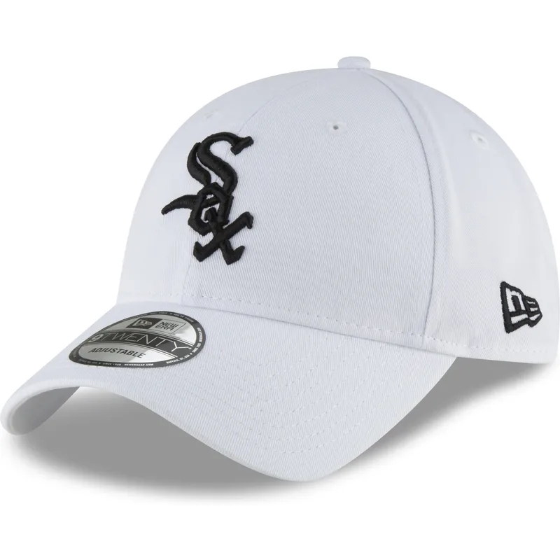 kape-zaobljena-bijela-podesiva-traka-9twenty-core-classic-chicago-white-sox-mlb-new-era