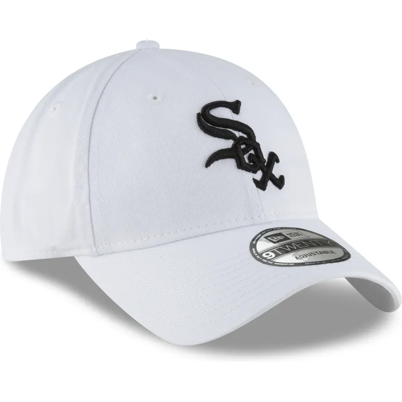 kape-zaobljena-bijela-podesiva-traka-9twenty-core-classic-chicago-white-sox-mlb-new-era