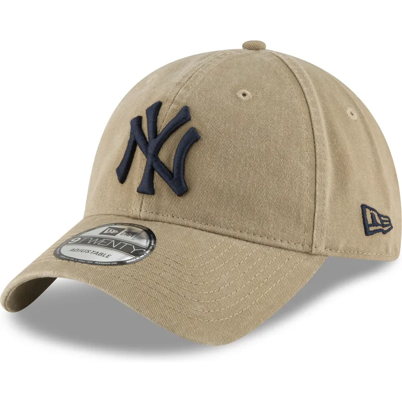 kapa-zaobljena-smeda-podesiv-9twenty-core-classic-new-york-yankees-mlb-new-era