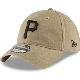 Cap zaobljena brown adjustable strap claro negro 9TWENTY Core Classic Pittsburgh Pirates MLB New Era
