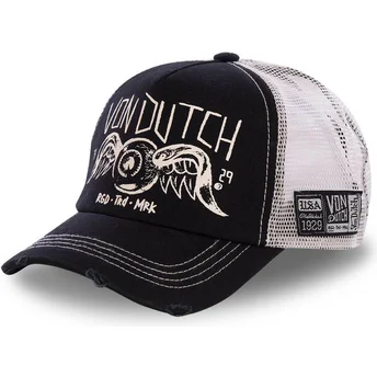 Cap zaobljena black snapback za djecu Von Dutch