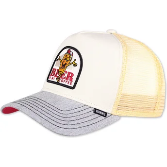 Kape zaobljena bijela snapback Food Beer Coffee HFT Djinns