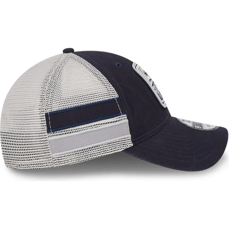 kapa-zaobljena-mornarsko-plava-snapback-9twenty-stripe-new-york-yankees-mlb-new-era