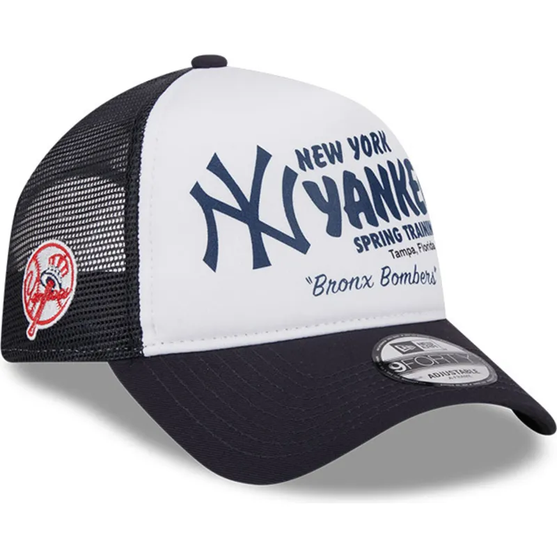 kapa-zaobljena-mornarsko-plava-snapback-9forty-a-frame-team-new-york-yankees-mlb-new-era