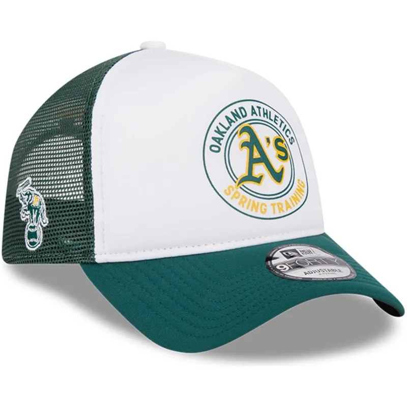 kapa-zaobljena-zelena-snapback-9forty-a-frame-circle-oakland-athletics-mlb-new-era