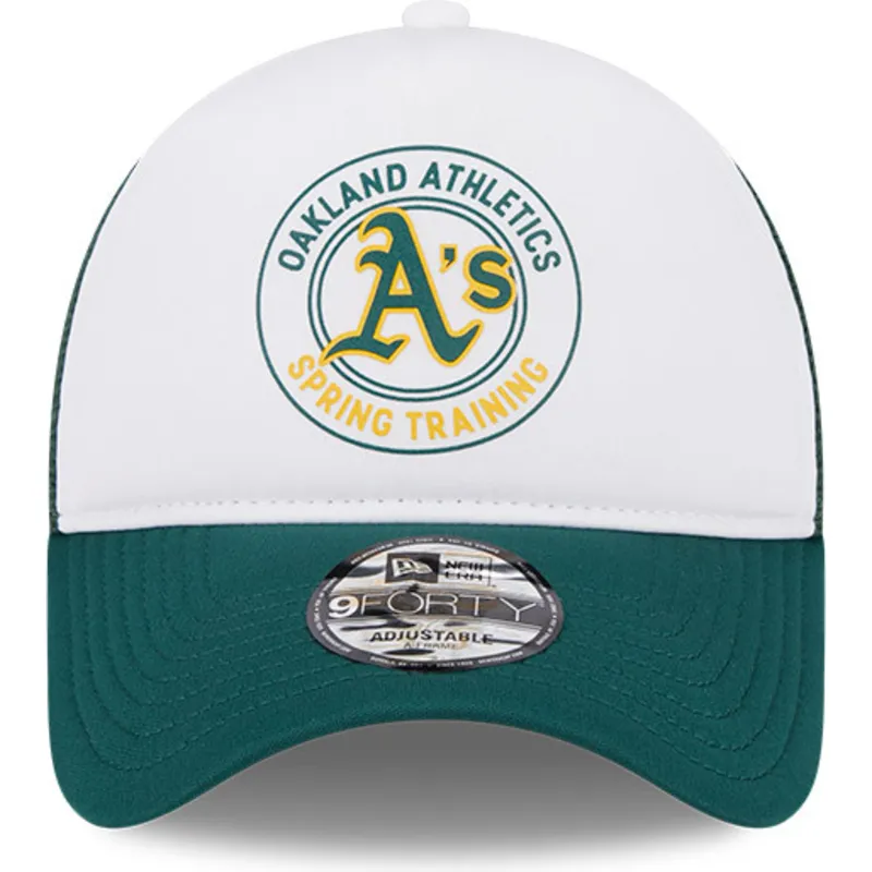 kapa-zaobljena-zelena-snapback-9forty-a-frame-circle-oakland-athletics-mlb-new-era