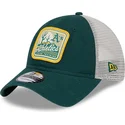 kapa-zaobljena-zelena-snapback-9twenty-stripe-oakland-athletics-mlb-new-era