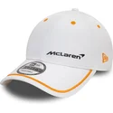 kapa-zaobljena-bijela-podesiv-9forty-contrast-piping-mclaren-racing-formula-1-new-era