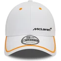 kapa-zaobljena-bijela-podesiv-9forty-contrast-piping-mclaren-racing-formula-1-new-era