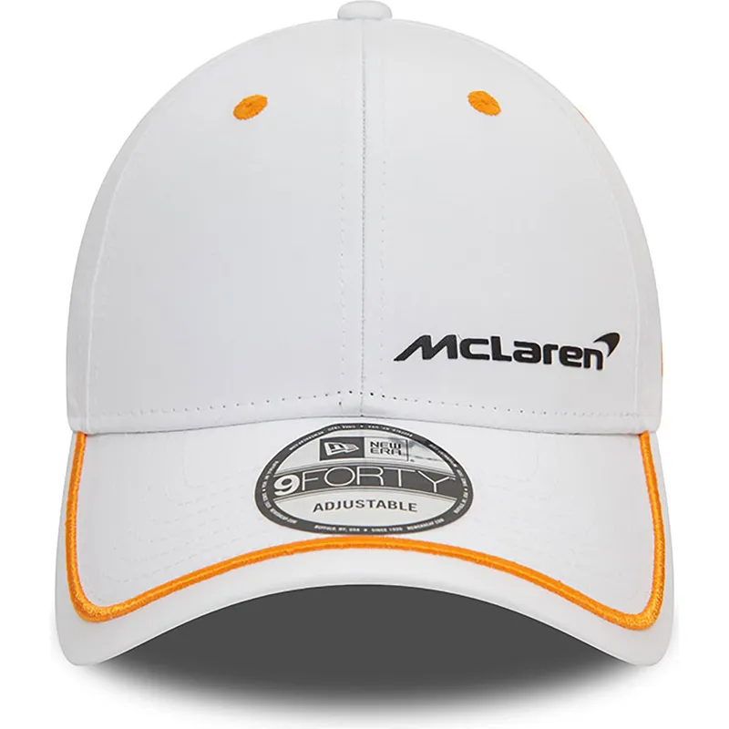 kapa-zaobljena-bijela-podesiv-9forty-contrast-piping-mclaren-racing-formula-1-new-era kapa-zaobljena-bijela-podesiv-9forty-contrast-piping-mclaren-racing-formula-1-new-era