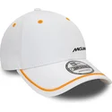 kapa-zaobljena-bijela-podesiv-9forty-contrast-piping-mclaren-racing-formula-1-new-era