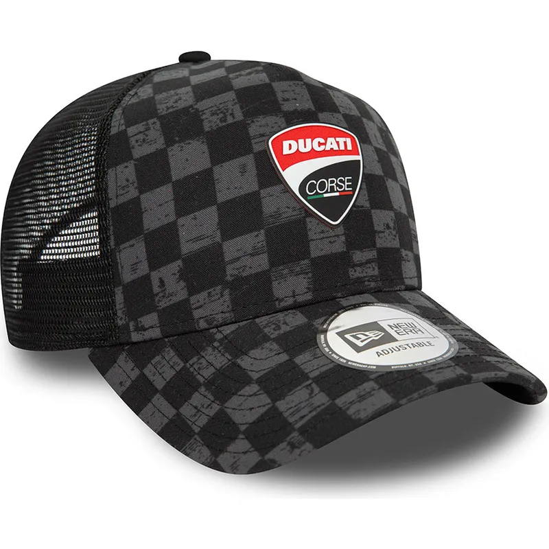 kapa-zaobljena-crna-snapback-9forty-a-frame-all-over-print-check-ducati-motor-motogp-new-era
