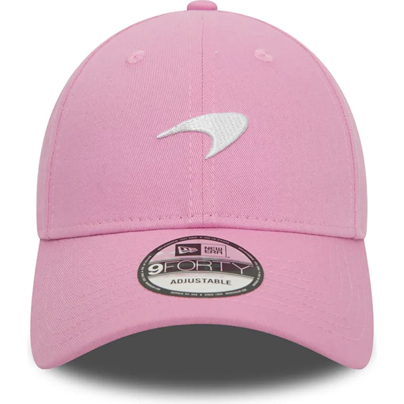 kapa-zaobljena-ruzicasta-podesiv-9forty-seasonal-mclaren-racing-formula-1-new-era