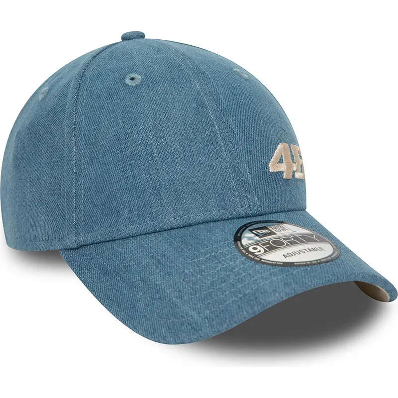 kapa-zaobljena-plava-snapback-9forty-denim-valentino-rossi-vr46-motogp-new-era kapa-zaobljena-plava-snapback-9forty-denim-valentino-rossi-vr46-motogp-new-era