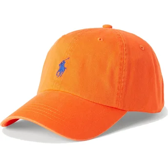 Kapa zaobljena narančasta podesiv Cotton Chino Classic Sport Polo Ralph Lauren