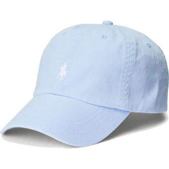 Kape zaobljena plava podesiva traka claro Cotton Chino Classic Sport Polo Ralph Lauren