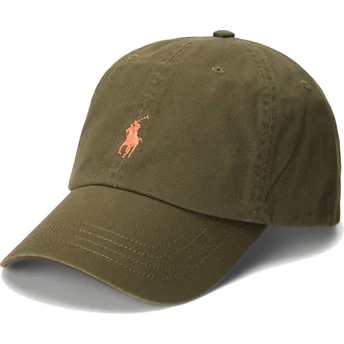 Kape zaobljena zelena podesiva traka Polo Ralph Lauren