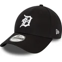 kapa-zaobljena-crna-podesiv-9forty-league-essential-detroit-tigers-mlb-new-era