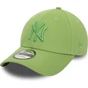 kapa-zaobljena-zelena-podesiv-9forty-league-essential-new-york-yankees-mlb-new-era