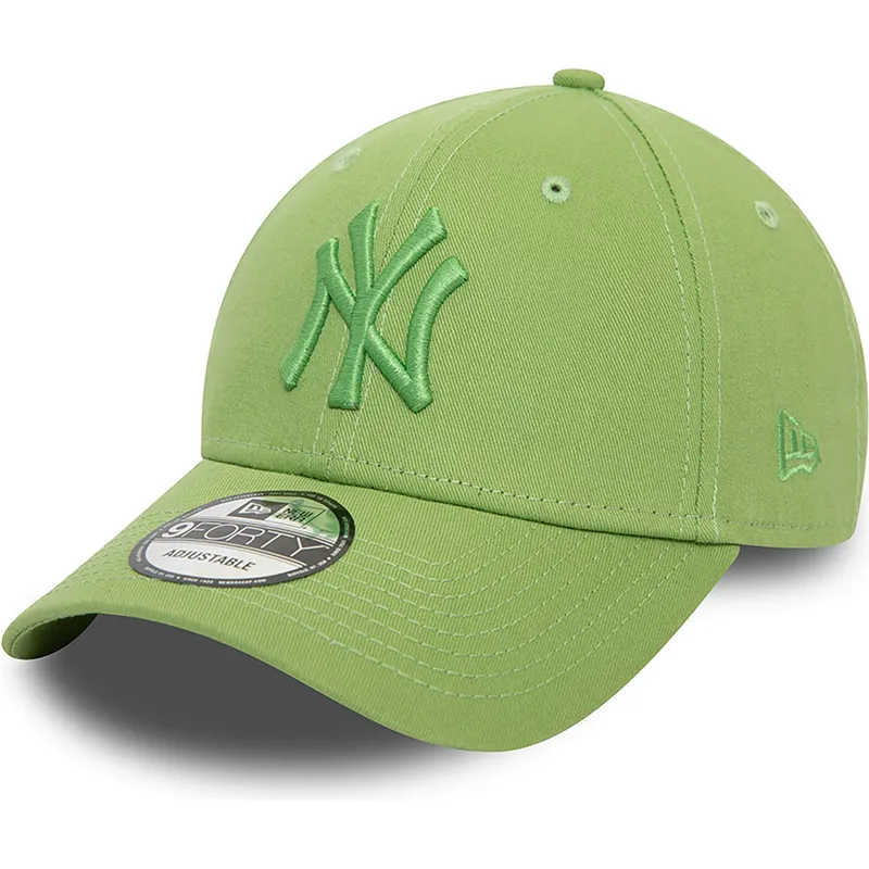 kapa-zaobljena-zelena-podesiv-9forty-league-essential-new-york-yankees-mlb-new-era
