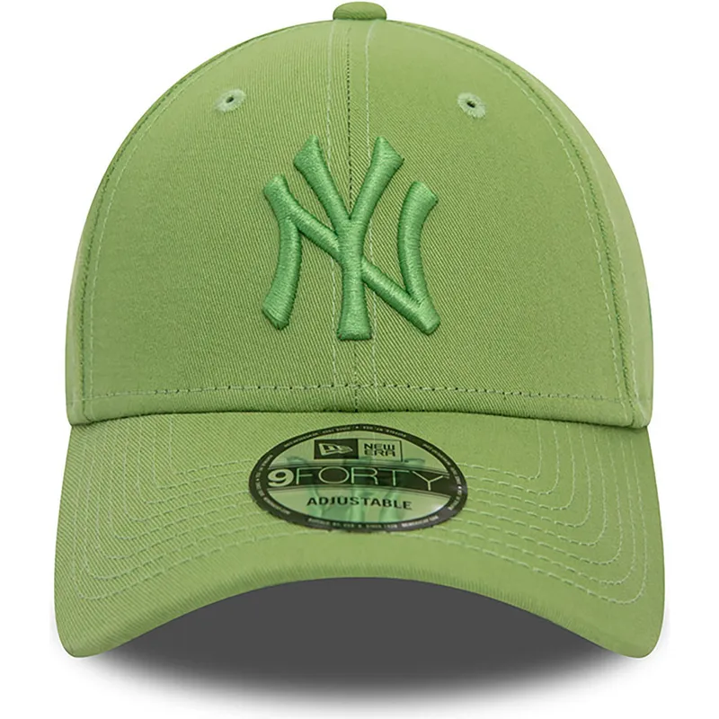 kapa-zaobljena-zelena-podesiv-9forty-league-essential-new-york-yankees-mlb-new-era