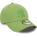 kapa-zaobljena-zelena-podesiv-9forty-league-essential-new-york-yankees-mlb-new-era