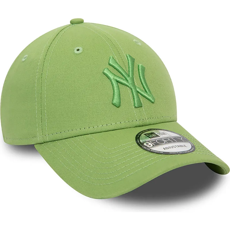 kapa-zaobljena-zelena-podesiv-9forty-league-essential-new-york-yankees-mlb-new-era