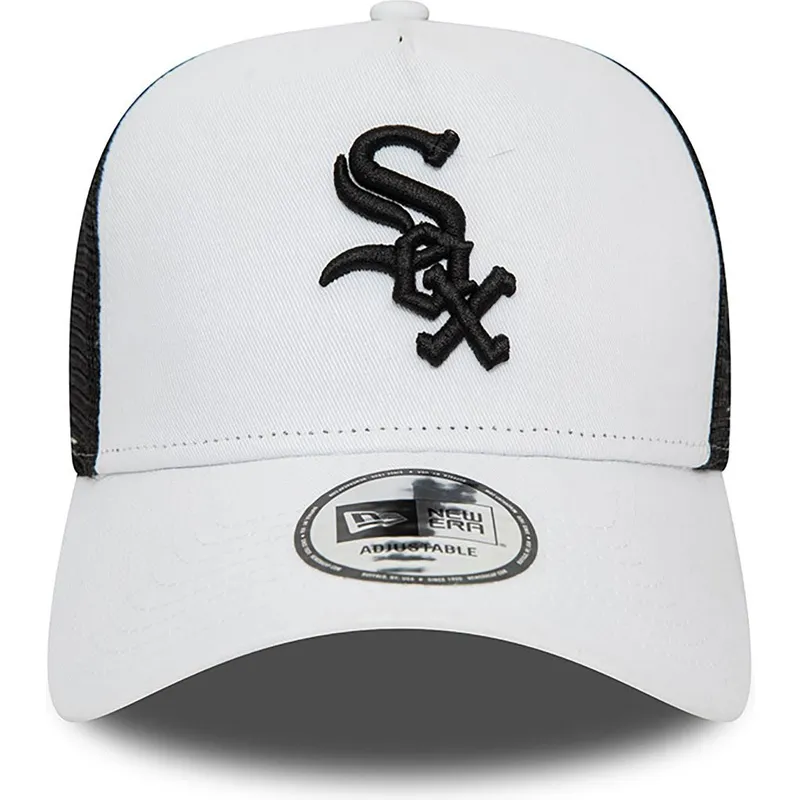 kapa-zaobljena-bijela-snapback-a-frame-league-essential-chicago-white-sox-mlb-new-era