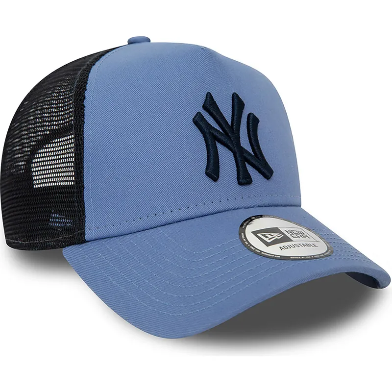kapa-zaobljena-plava-snapback-a-frame-league-essential-new-york-yankees-mlb-new-era