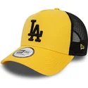 kapa-zaobljena-zuta-snapback-a-frame-league-essential-los-angeles-dodgers-mlb-new-era