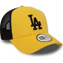kapa-zaobljena-zuta-snapback-a-frame-league-essential-los-angeles-dodgers-mlb-new-era