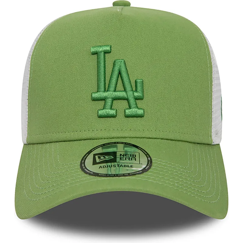 kapa-zaobljena-zelena-snapback-a-frame-league-essential-los-angeles-dodgers-mlb-new-era